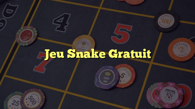 Jeu Snake Gratuit